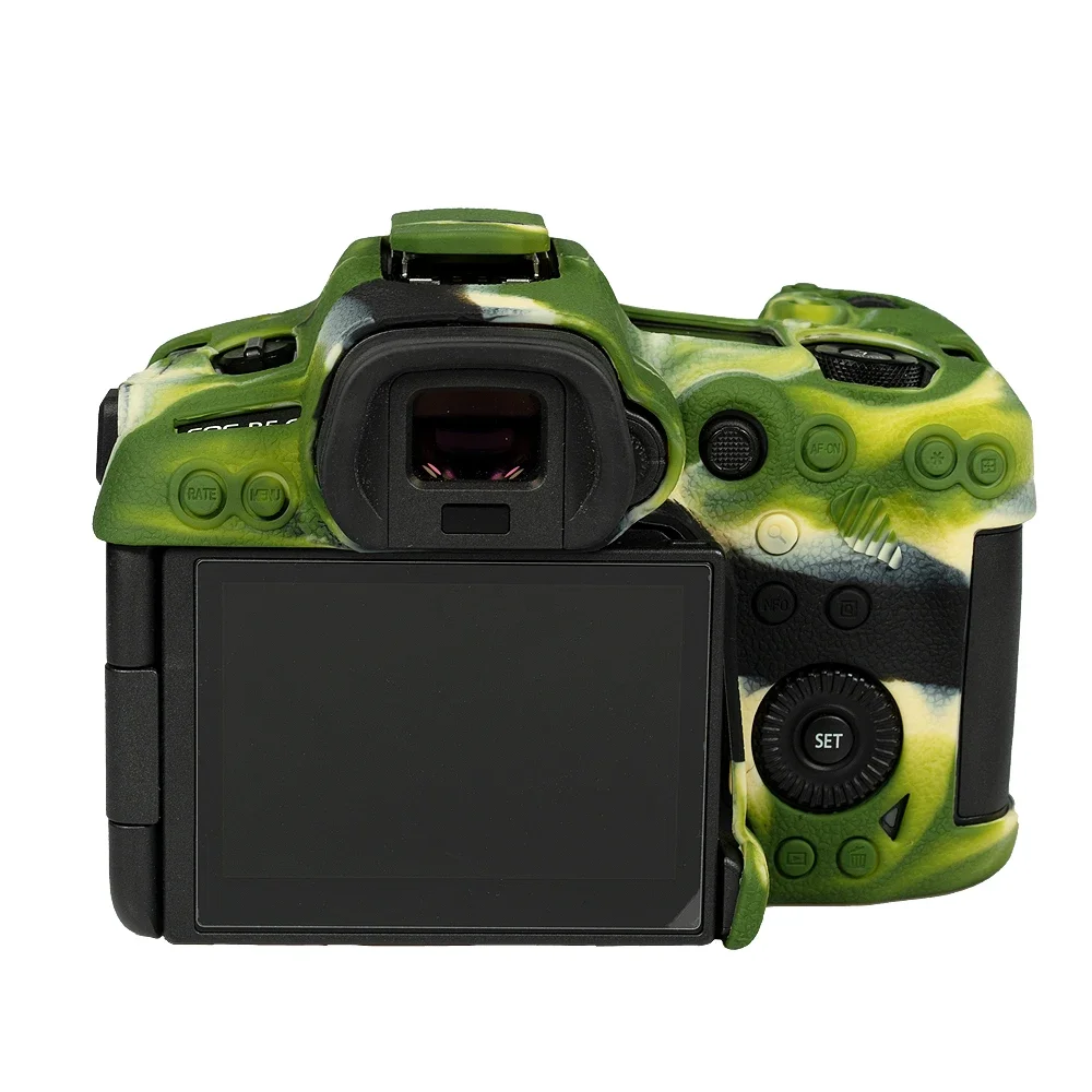 Funda de silicona R5C, funda de goma para cámara de silicona, piel para  Canon EOS R5C, negro, rojo, blanco, amarillo y verde - AliExpress, image size:1000x1000