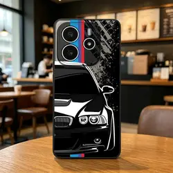Sleek Sports Car M Logo Phone Cover Case for Redmi Note 13 5G (Mix01)