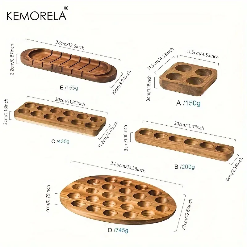 KEMORELA Modern Wooden Egg Storage Box Multi-Compartment Kitchen Organizer for Fresh Eggs Ideal for Home Cooking And Baking 6