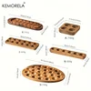KEMORELA Modern Wooden Egg Storage Box Multi-Compartment Kitchen Organizer for Fresh Eggs Ideal for Home Cooking And Baking 6