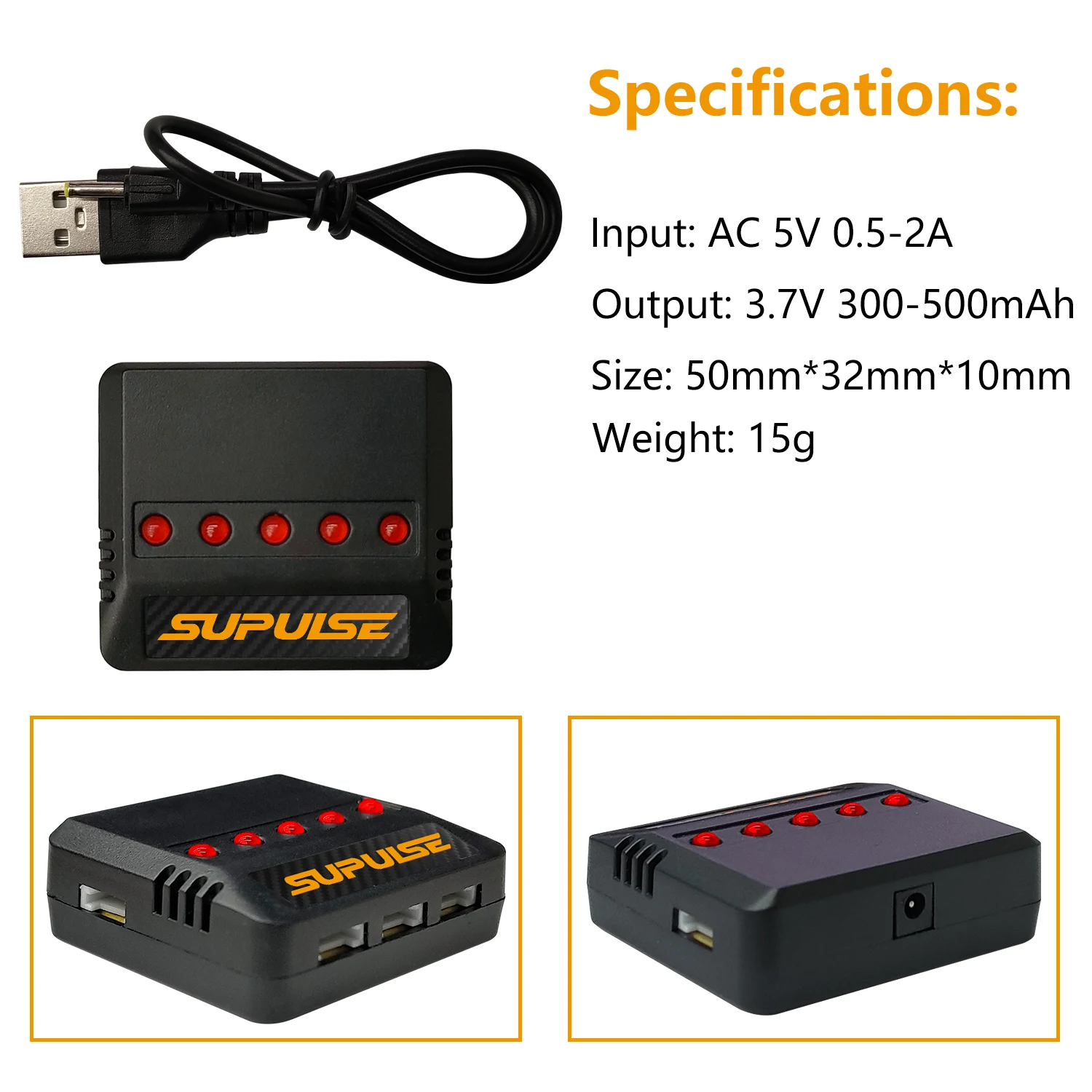 250mAH/400mAH/500mAH Lipo Battery Charger Fits For SU-27 F22 FX620 Zero P40 BF109 P51D RC Plane RC Helicopter Battery 6
