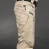 Men's Tactical Cargo Pants Outdoor Style Soft Shell Camouflage Pants Military Army Outdoor Multi Pocket Wear-resistant Trousers 3