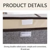 Cotton Fabric Foldable Storage Boxs Large Double Lid with Cover Organizer Underwear Miscellaneous Items Bedroom Arrangement Case 6