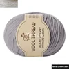 70% Australian Wool Yarn 30% Anti Pilling Four Ply Medium Coarse Hand DIY Knitting Non Pilling Wool Blended 50g Crochet Yarn 5