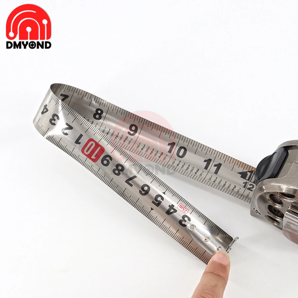 Industrial Grade Waterproof Anti-rust Corrosion-resistant Steel Tape Measure 3M 5M 7.5M Stainless Steel Hollow Tape Measure Tape Measure Measuring Tape