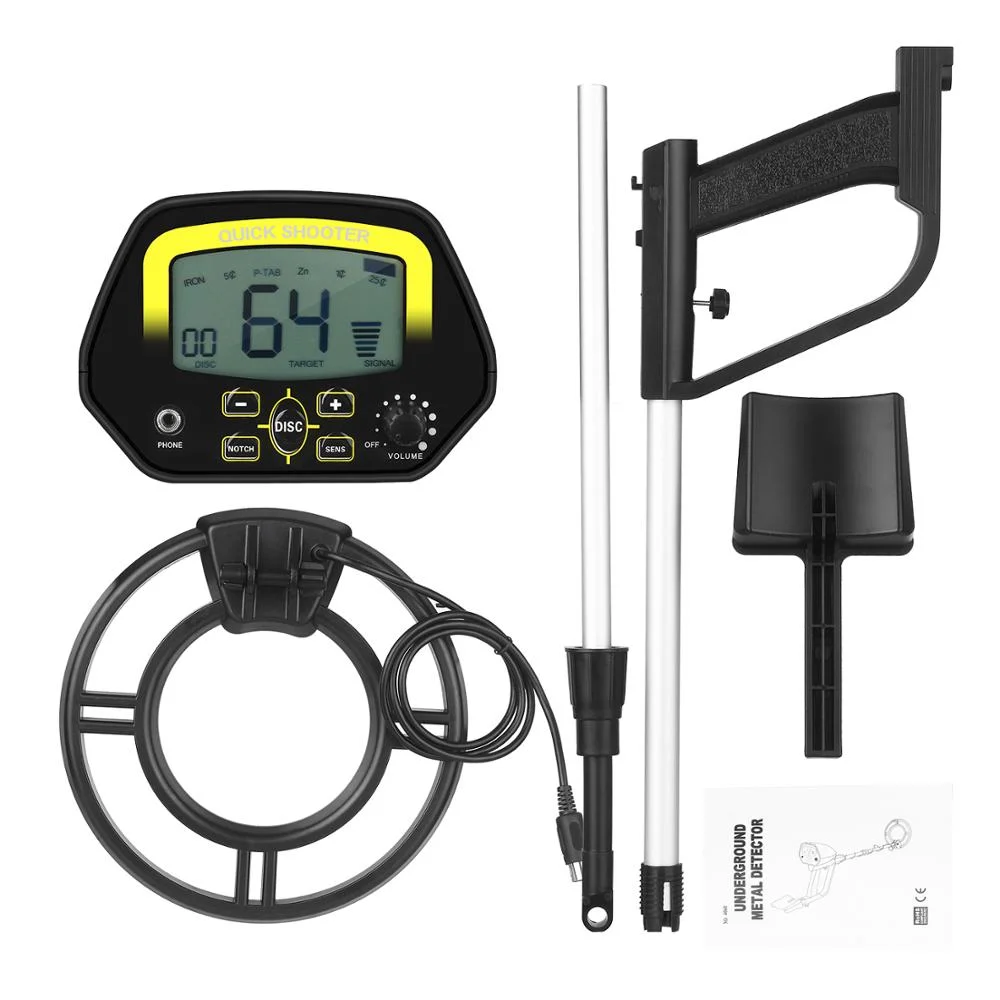 Metal Detector MD4060 Professional Underground Metal Locator Treasure-hunting Device Adjustable Mode Pinpointing Function