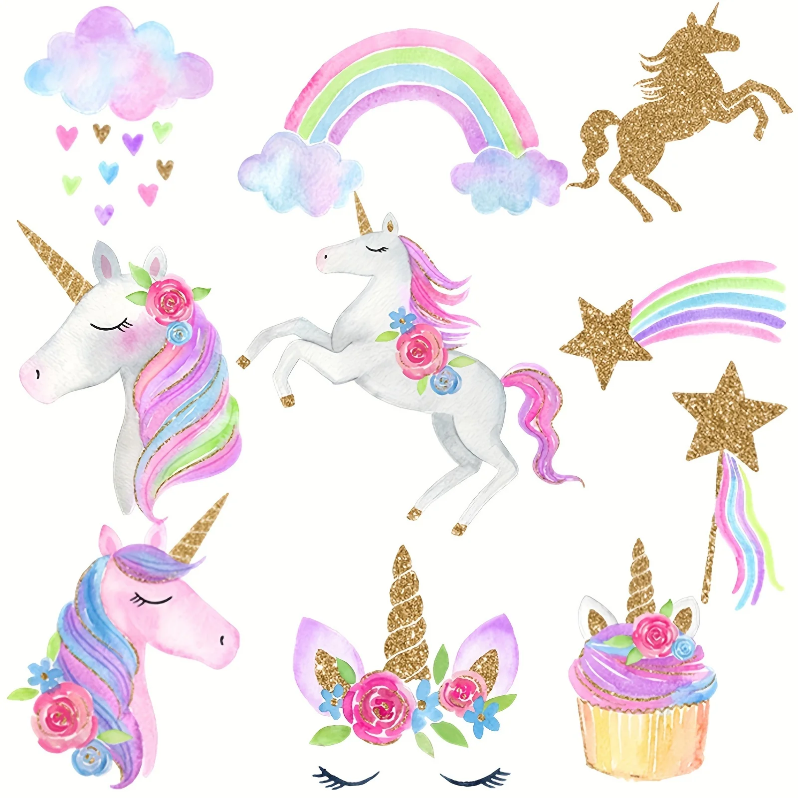 Magical Unicorn Swirl Decorations for Birthday Parties Weddings, party decorations