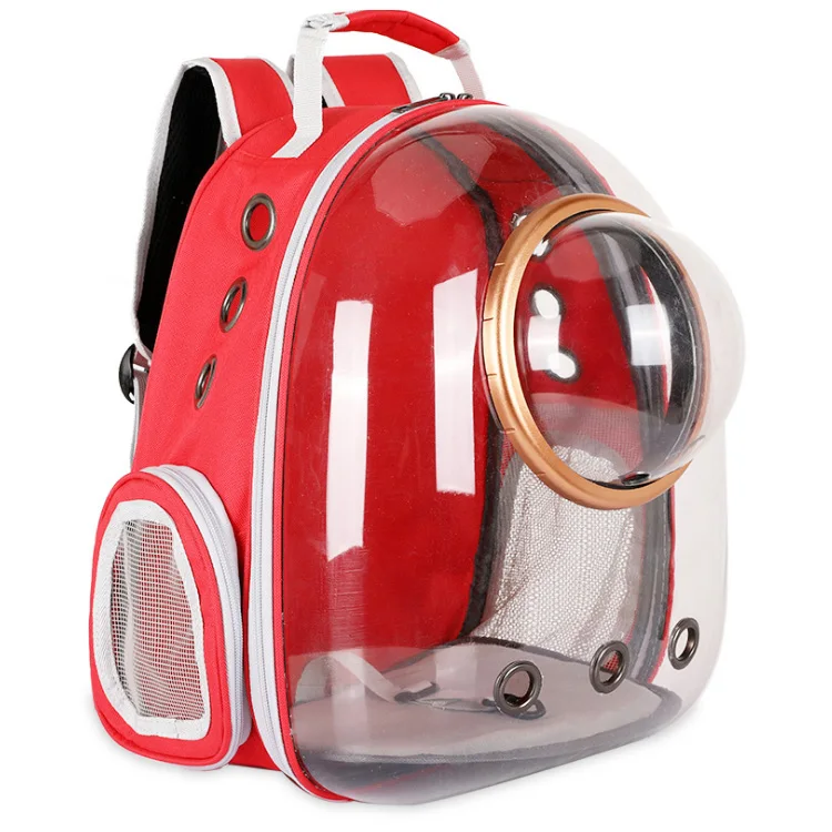 4196-a110e2.jpg Pet Carrier Backpack Space Capsule Bubble Transparent Backpack for Cats and Puppies Transparent Pet Carrier