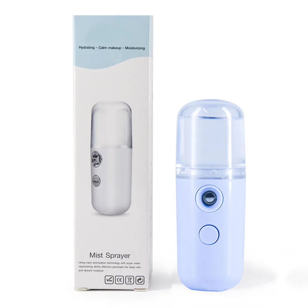 Sef63c9efc63e435f8b34f22fac11c7c87 USB Mist Facial Sprayer Humidifier Rechargeable Nebulizer Face Steamer Moisturizing Beauty Instruments Face Skin Care Tools
