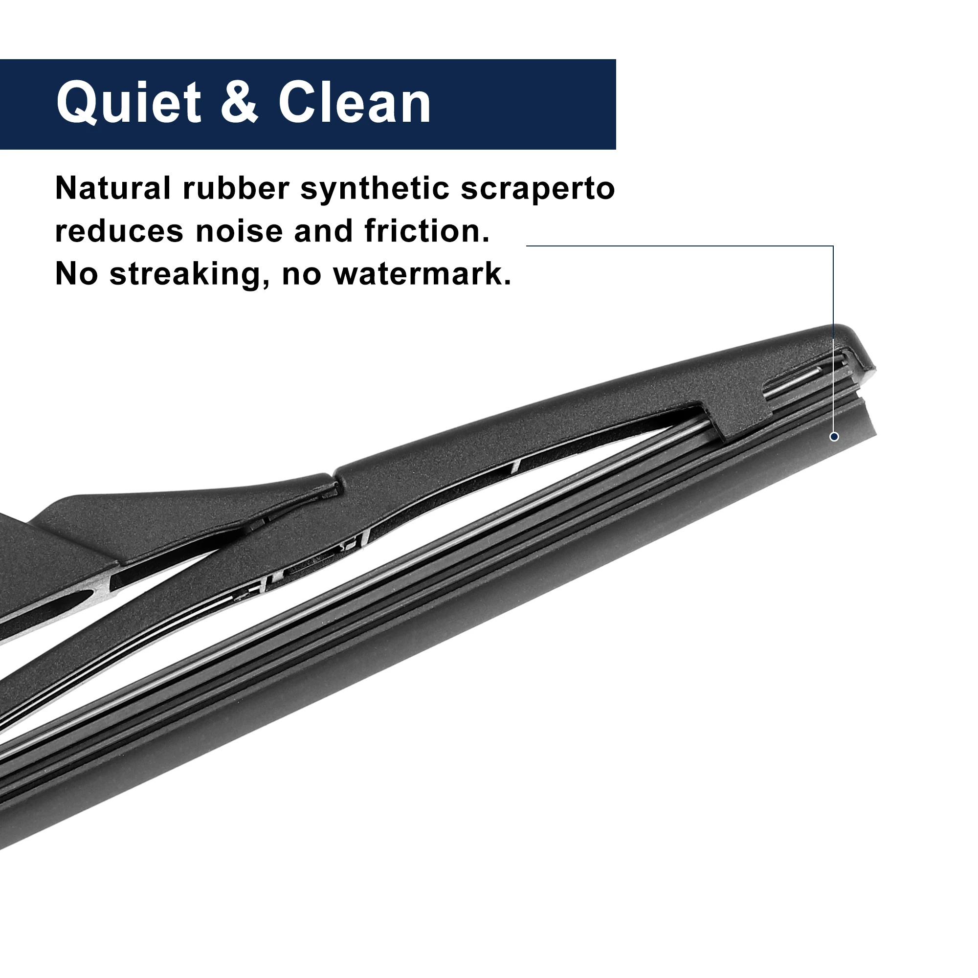 X Autohaux 9inch Rear Windshield Wiper Blade Arm Set for Peugeot 308 2013 2014 2015 2016 2017 2018 2019 2020 4