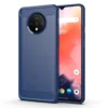 Brushed Texture Case For 1+7t Oneplus 7T Silicone Cases for Oneplus7t One Plus 7T Luxury Carbon Fiber Soft TPU Phone Cover 6