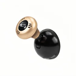 Premium Metal Engine Start/Stop Button Cover with Joystick Design (Gold)