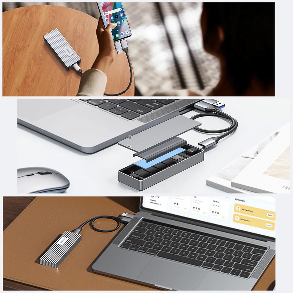 ORICO High Speed SSD Case M.2 NVMe Enclosure External HD Cover