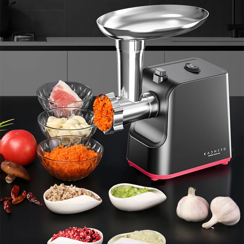 Meat Grinder Sausage Machine Electric Household Small Meat Mincer  Multi-functional Commercial Meat Blender Food Processors 5