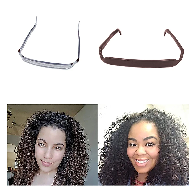 

Invisible Thick Curly Hair Hoop Hair Headband Hairstyle Fixing Tool for Curly Hair Men Women Plastics Hair Band Headwear Gift