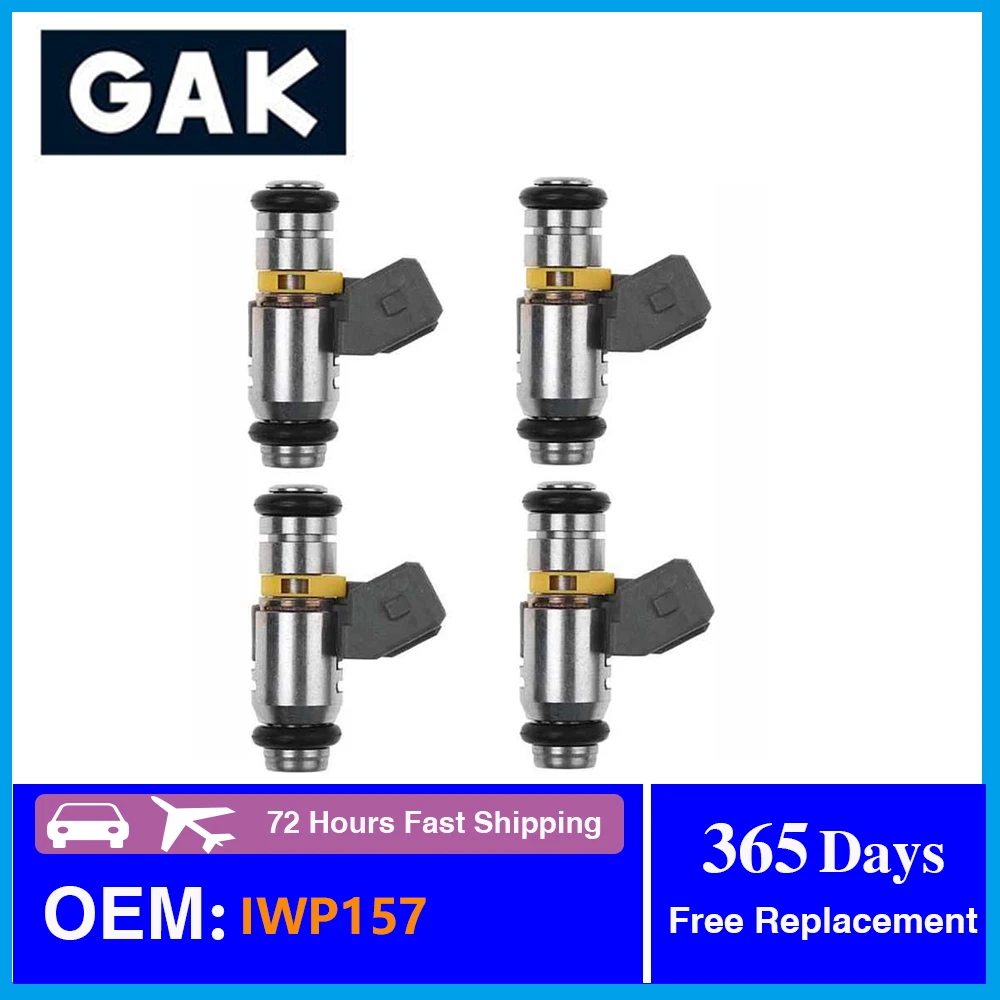 

Топливные форсунки GAK 4 шт. OEM IWP157 для Ford Fiesta 1,6 Fiat Palio Gol Flex 1,8 EV1 160cc / min IWP157 IWP-157 50102702