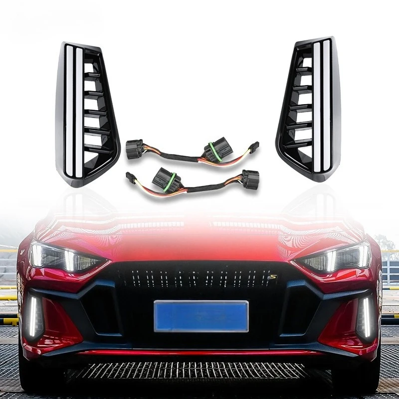 For GAC Empow Attitude 2021 2022 2023 2024 Car LED Daytime Running Lights Front Bumper Fog Lamp DRL Dynamic Turn Signal Daylight detail image 3