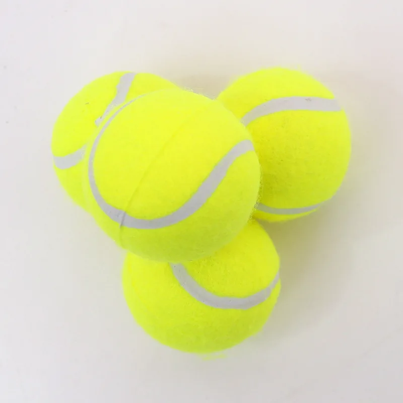 Tennis Balls 1PCS Sports Professional Training Rubber High Elasticity Durable Training Ball for Club School Competition Outdoor