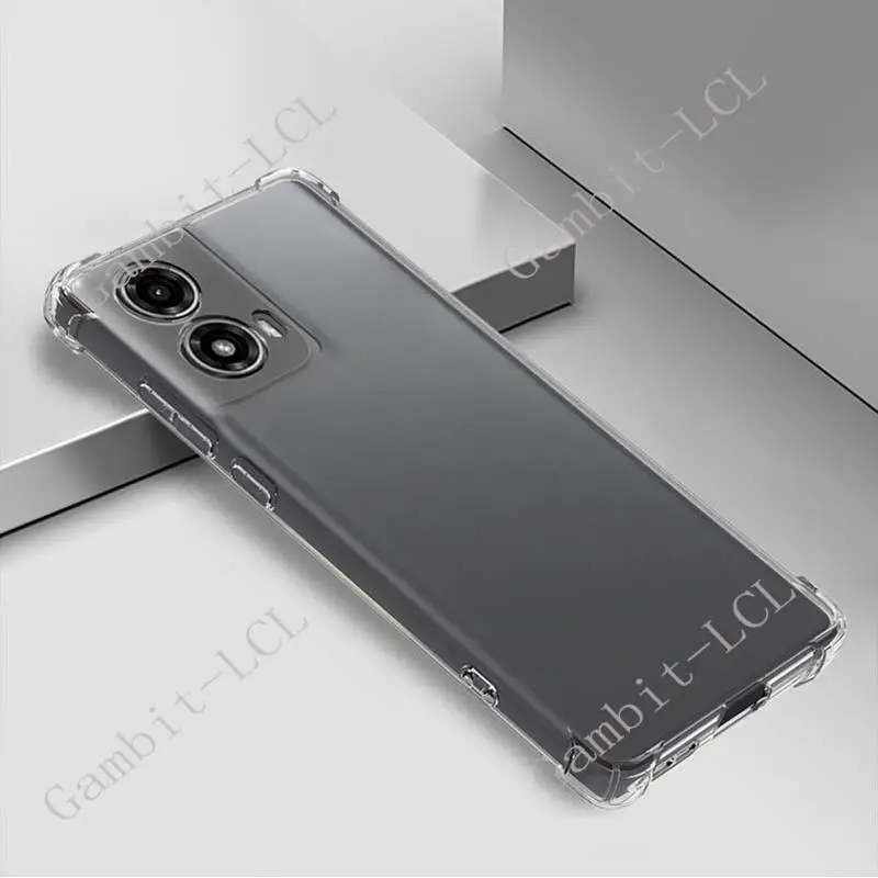 Enhanced Shockproof Silicone TPU Back Cover - Anti-Falling Protection Case for Motorola Moto G85 S50 Neo