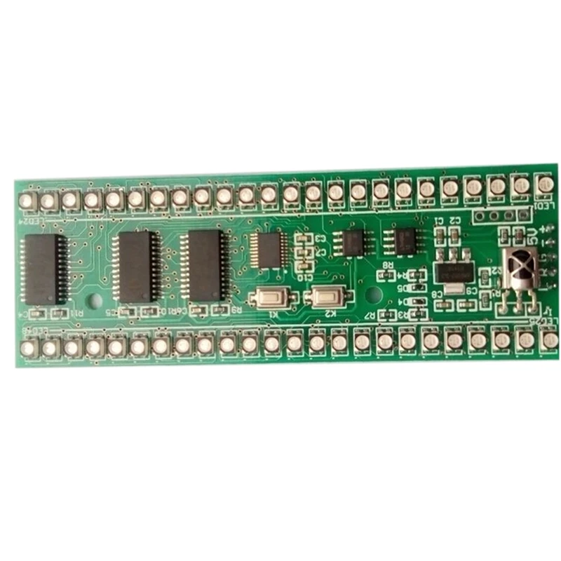 

5V RGB MCU Adjustable Display Pattern Dual Channel Dual 24 LED Level Indicator