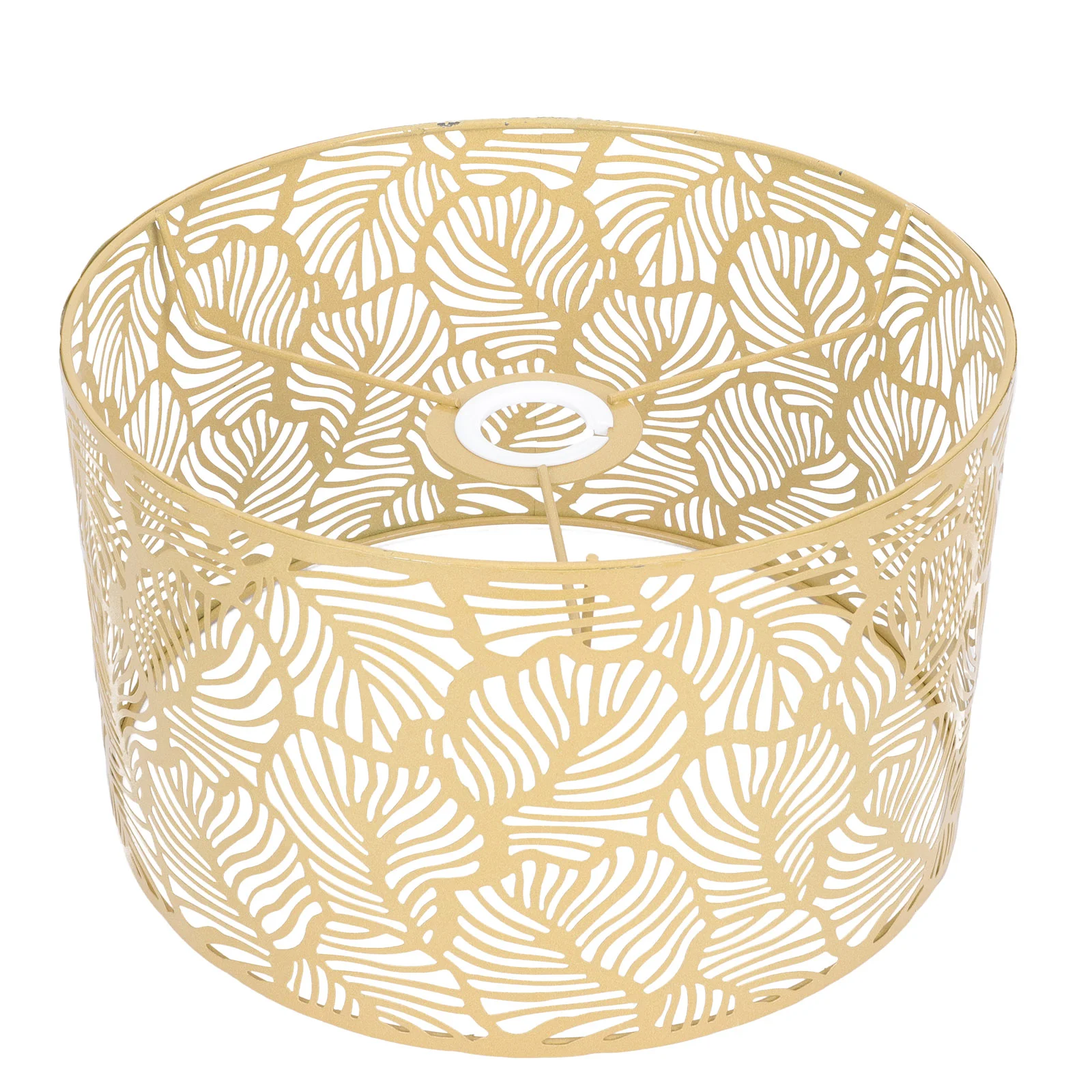 

Wrought Iron Hollow Lampshade Vintage Decor Household Accessory Home Housewarming Gift Leaf