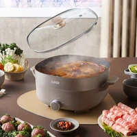 SUPOR 220V Electric Fondue Double Flavour Pot 6L Multi-purpose Pot Household Multi Electric Hot Pot Electric Cooker 2