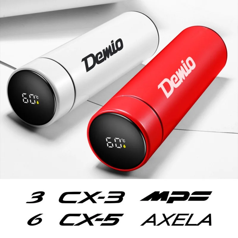 

Car Intelligent Thermos Cup For Mazda 3 6 2CX5 CX9 CX3 CX30 MPS Demio Axela Premacy CX8 Atenza MX5 BT50 Biante MS Accessories
