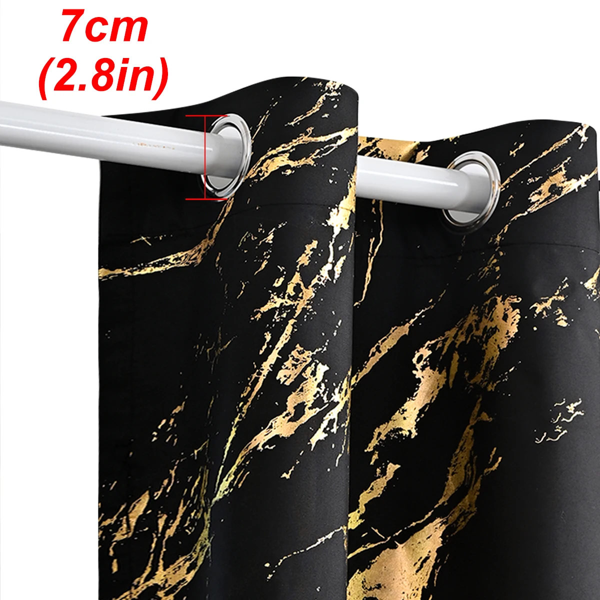 Marble Blackout Curtains 3