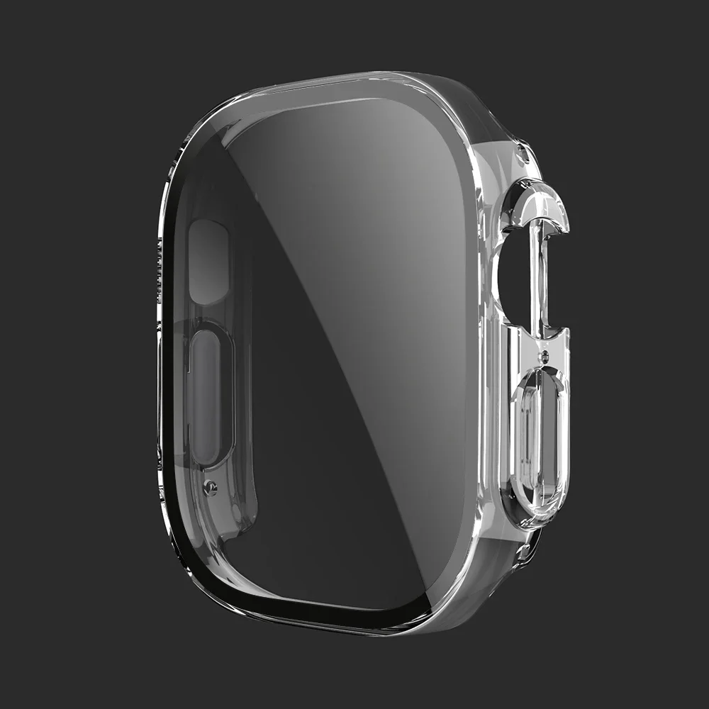 Shockproof Apple Watch Ultra Case with Tempered Glass Protector