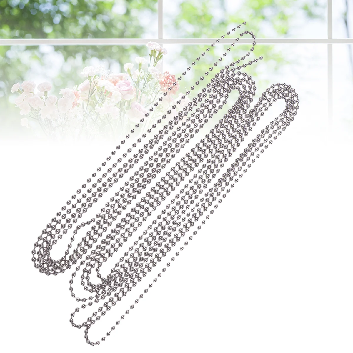 

3 Meters Necklace Chain Chains for Jewelry Making Bead with Connector Stainless Steel Ball