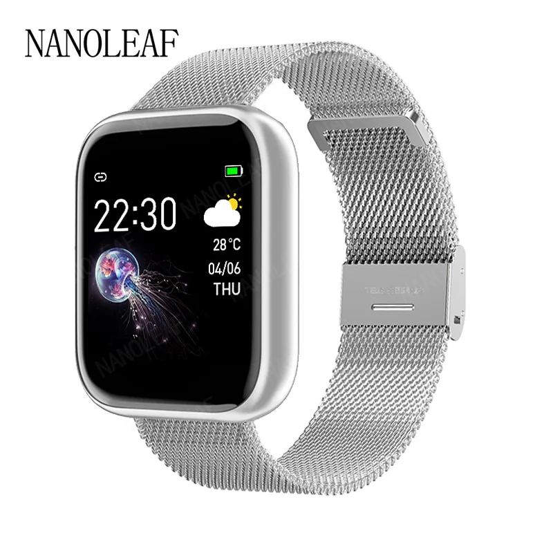 Smart Watch for Android with Full Touch Screen Heart Rate Monitor Pedometer Waterproof Fitness Tracker Health Digital Wristwatch 