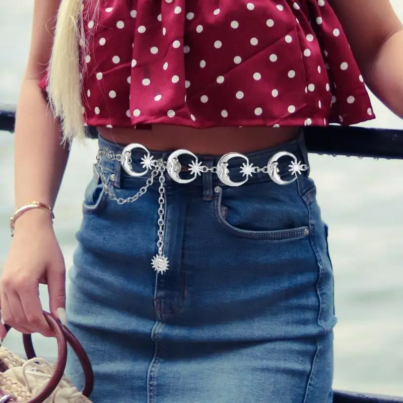 Trendy Metal Waist Chain Belts for Women