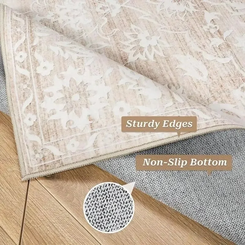 Carpet for Living Room Foldable Machine Washable Butterfly Floral Home Bedroom Soft Floor Mat Leisure Area Floor Rug Alfombra 5