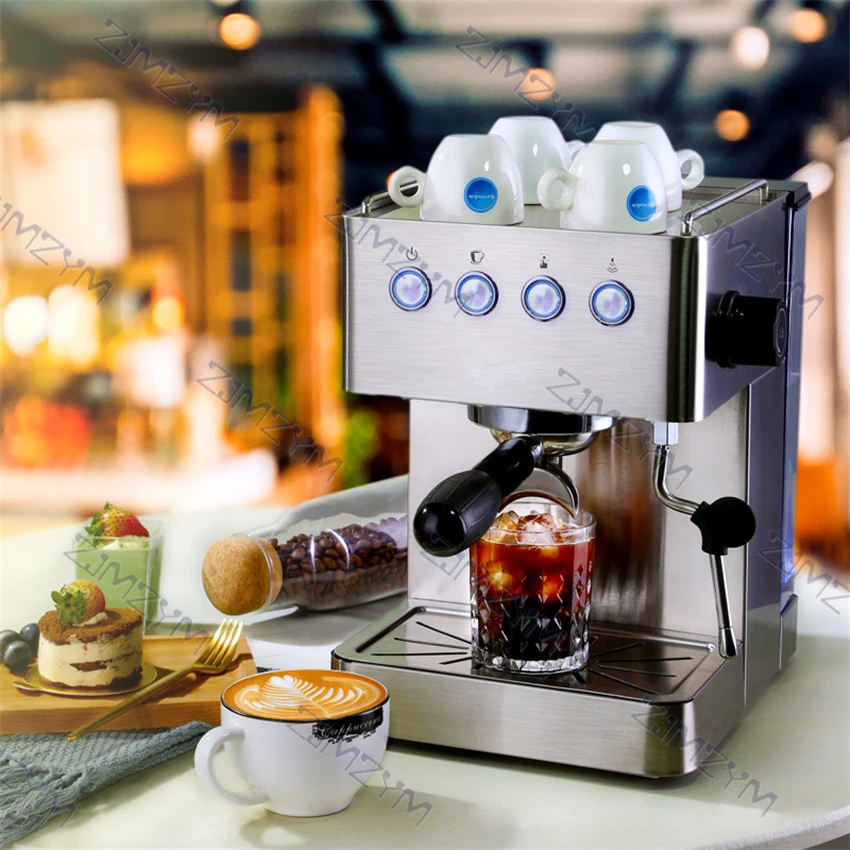 Koffie Machine Espresso Semi-Automatische Moet Kleine Apparaten Stoom Melkschuim Pomp Koffiezetapparaat _ - AliExpress Mobile
