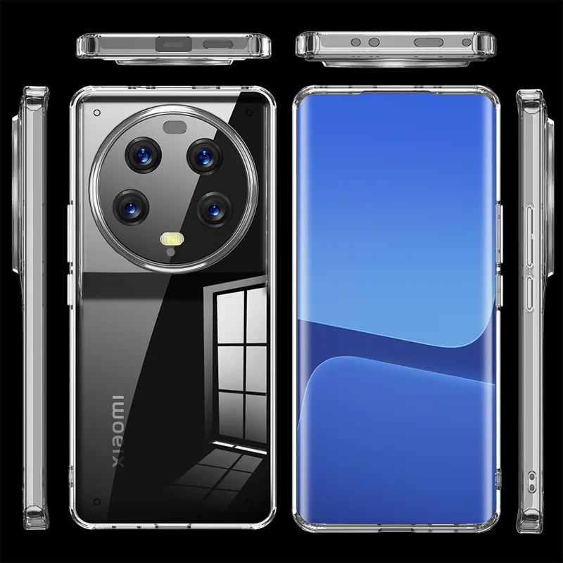 Crystal Clear Hard PC Shockproof Anti-Scratch Transparent Cover