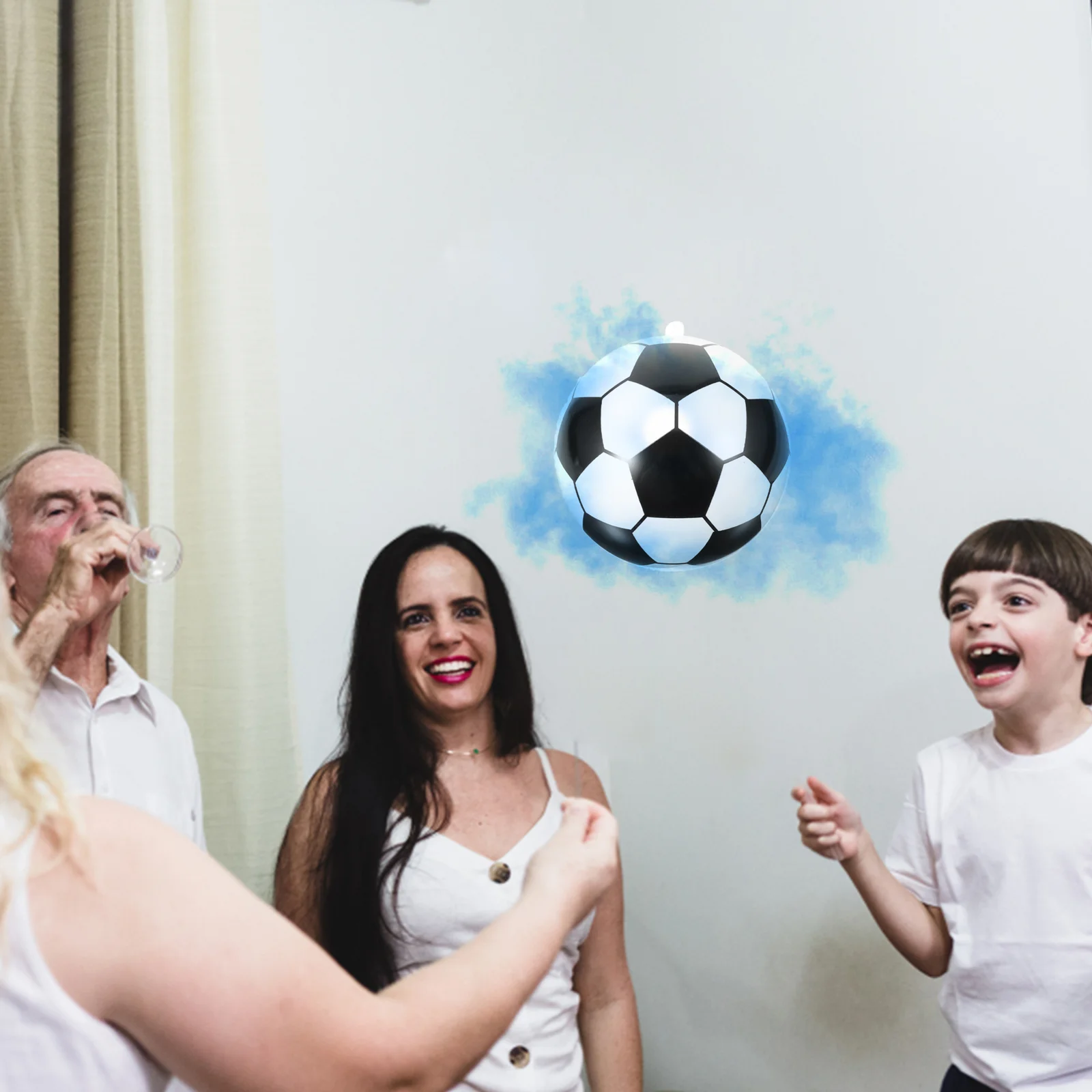 

Girl Gender Reveal Football Party Supplies Baby Girls Surprise Ideas Plastic Props