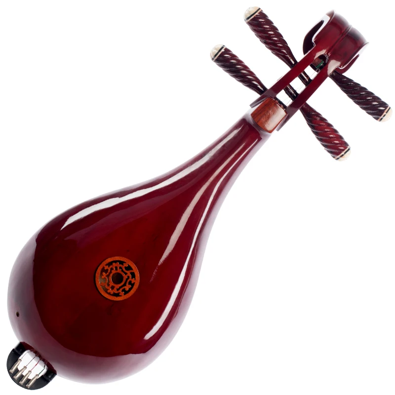 

FLOFAIR Beginners of musical instruments Liuqin musical instruments red hardwood metal Wutong wood panel bone flower LQ-01