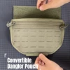 Double Layer Outdoor EDC Pack Men Tactical Molle Waist Pouch Nylon Vest Hang Pouch Fanny Pack Camping Hunting Accessories Bags 4