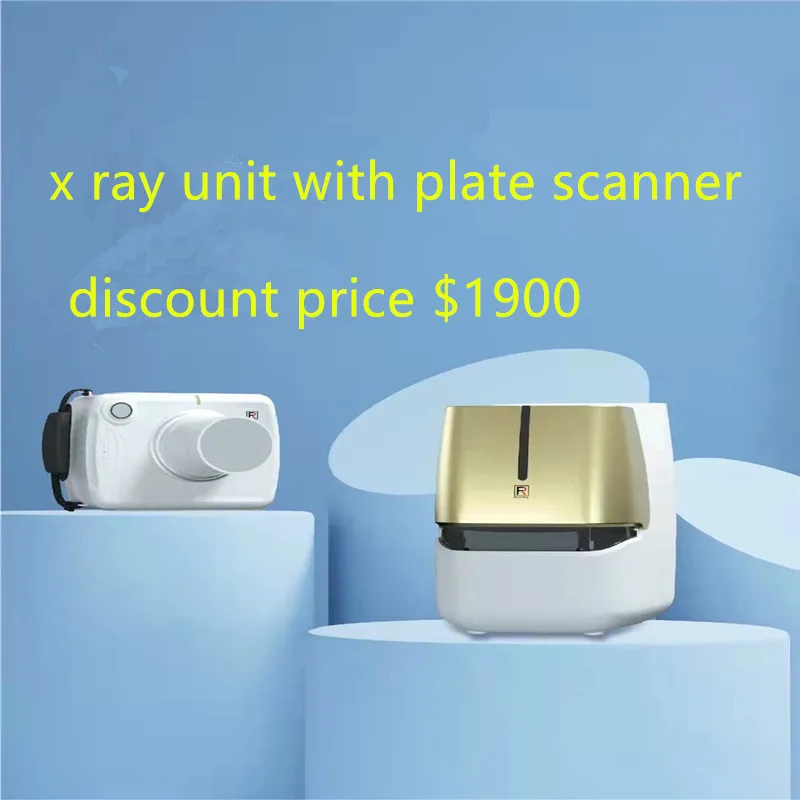 

Digital Intra Oral Dental x Ray PSP Phosphor Plate Scanner Imaging System and x ray unit together