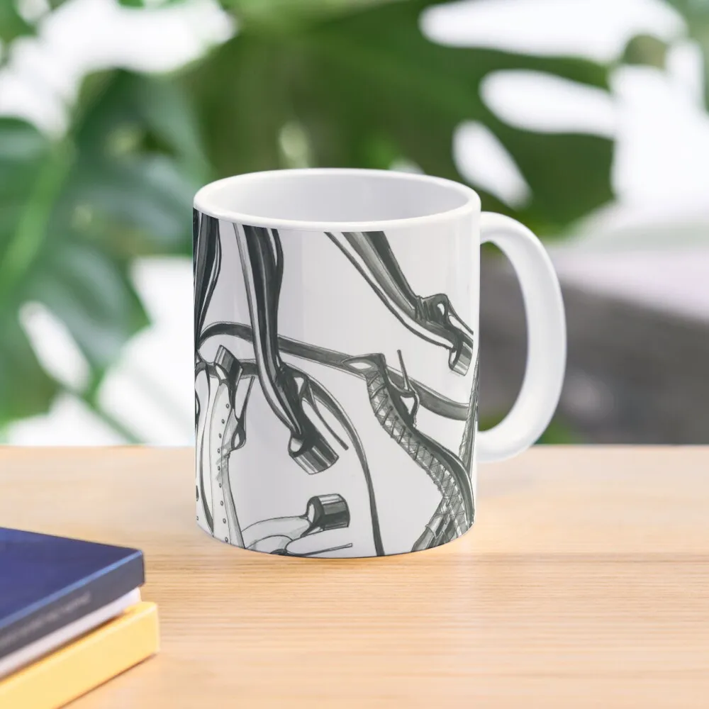

Latex legs Coffee Mug Glass Cups Anime Cup Thermal Mug For Coffee