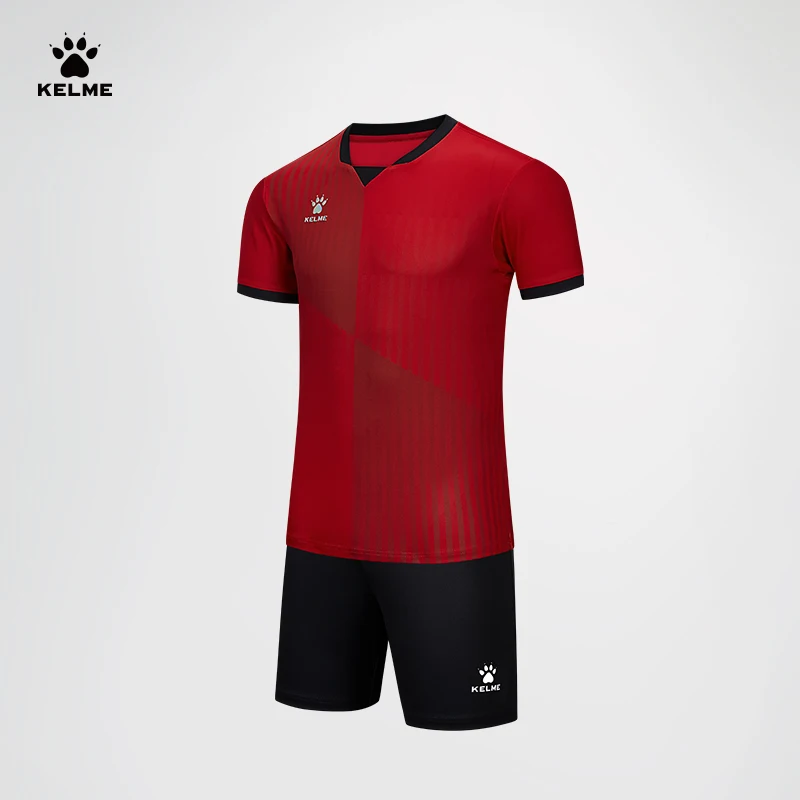 Kelme Football Uniforms Competition Training Uniforms Outdoor Sports Short-sleeved Tops Breathable Jerseys