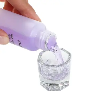 아크릴 분말용 아크릴 액체 모노머 조각 익스텐션, 매니큐어 빌드 네일 아크릴 팁 네일 젤 도구, 3-5 분, 40ml