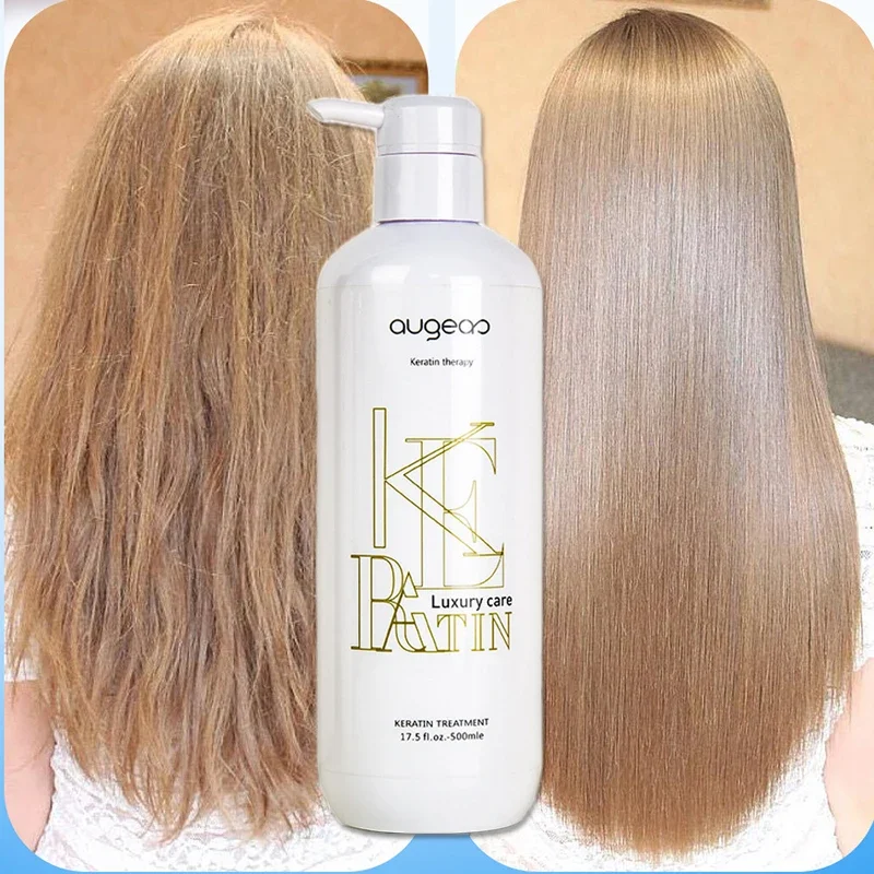 1pcs 500ml Keratin Treatment Straightening Hair Keratin for Deep Curly Hair Treatment Salon Products