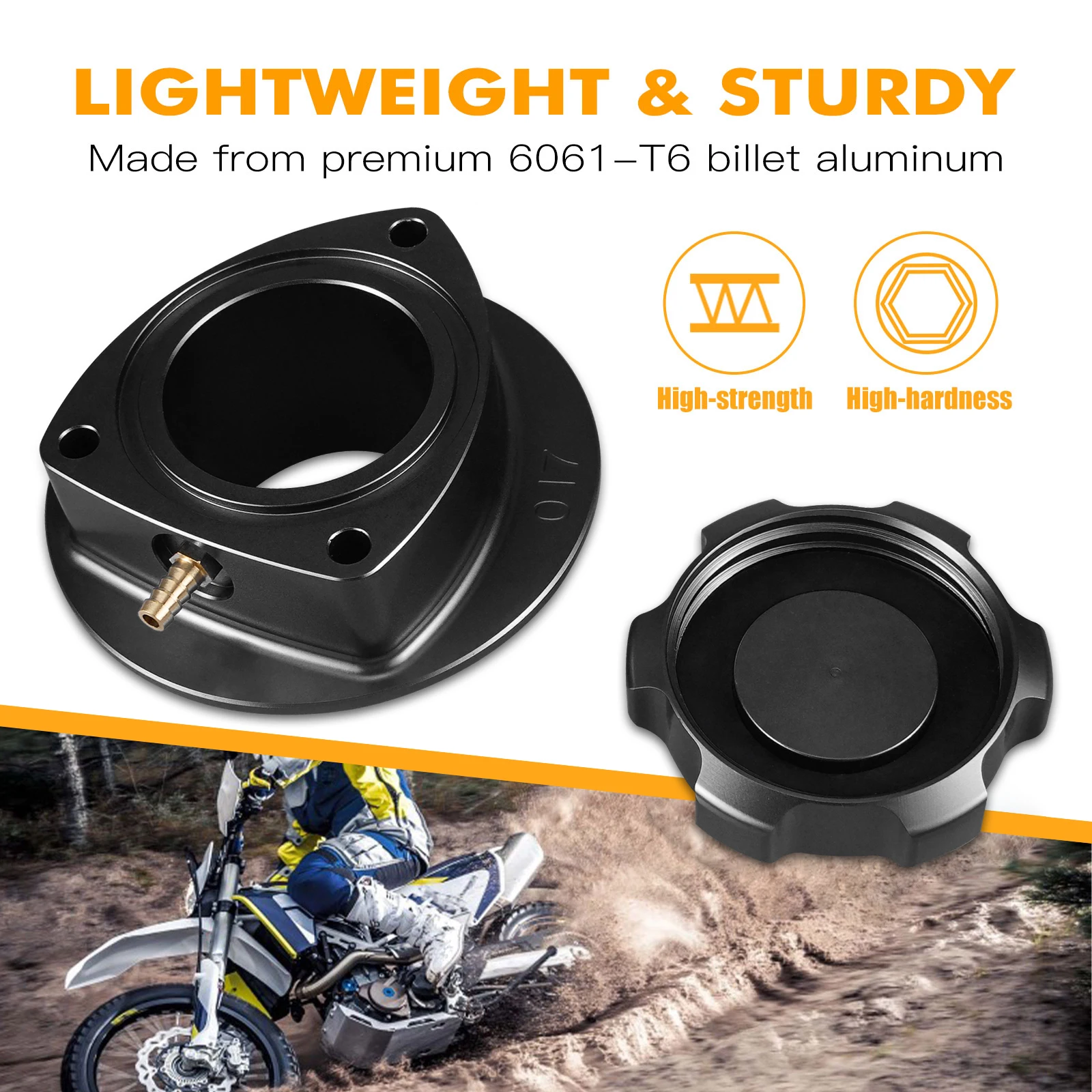 Für GasGas 700 Enduro Supermoto 2022-2022 Tankdeckel Kraftstofftankabdeckung Husqvarna 701 ES SM 2016-2024 701 Long Range LR – Detail 3