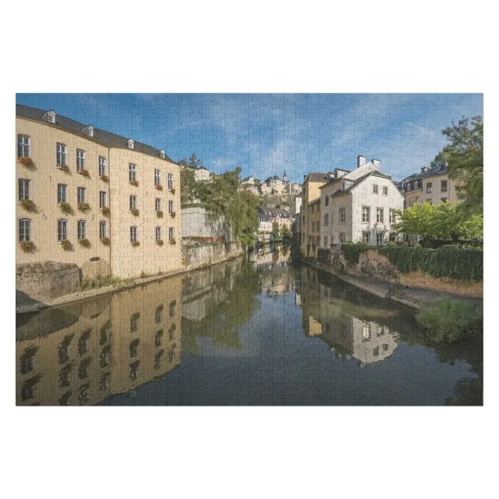 

Timeless Luxembourg Jigsaw Puzzle Wood Name Baby Toy Personalize Custom Child Gift Puzzle