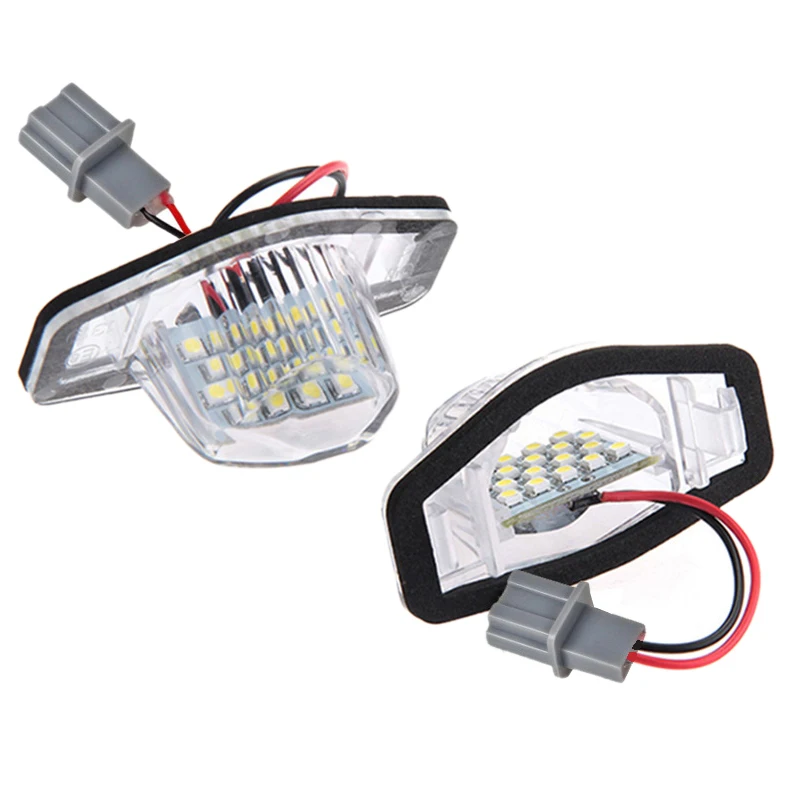 

2x Error Free Led License Plate Light Lamp For Honda Crv Fit Jazz Crosstour Odyssey