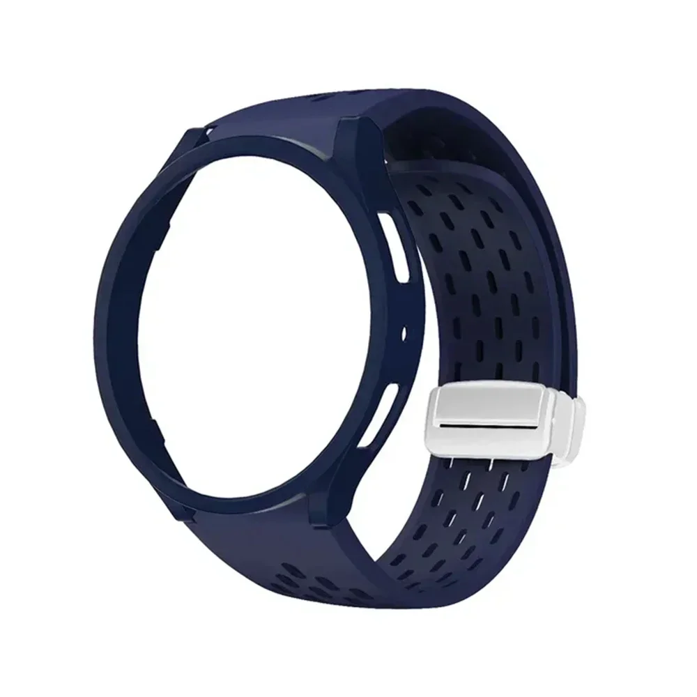 Enhanced PC Case & Silicone Strap with Magnetic Bracelet