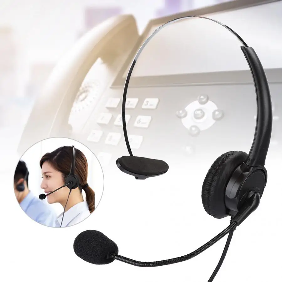 Cuffie monourali per telefono fisso con microfono - immagine 2
