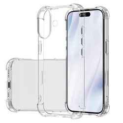 Enhanced Shockproof Clear Silicone Phone Case - Transparent Soft Cover - iPhone 13 Mini (Shockproof Clear)