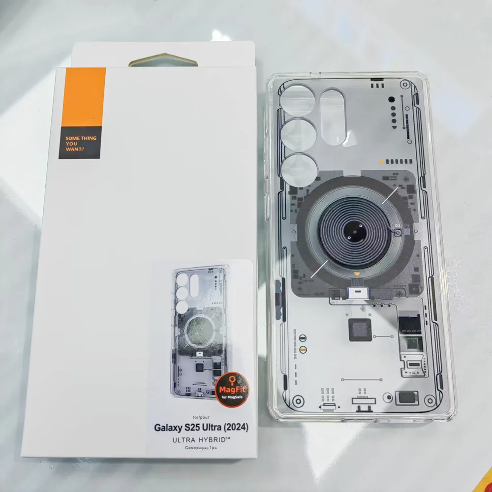 Sleek Magnetic Translucent Hard Back Phone Case with Slim Design